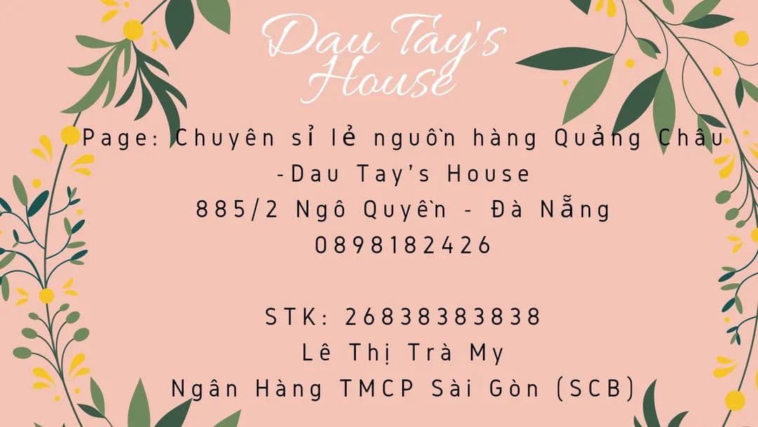 Chị My, chủ shop thời trang Dau Tay's House